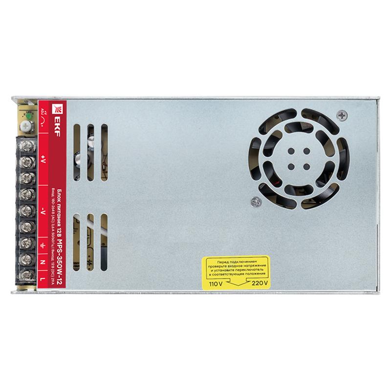 Блок питания 12В MPS-350W-12 Proxima | mps-350w-12 | EKF — миниатюра 3