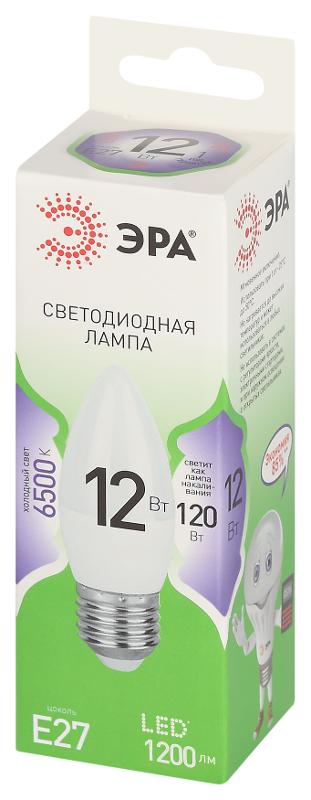 Лампа светодиодная  GREEN LINE LED B35-12W-865-E27 GL E27 12 Вт свеча холодный свет | Б0067127 | ЭРА — миниатюра 5