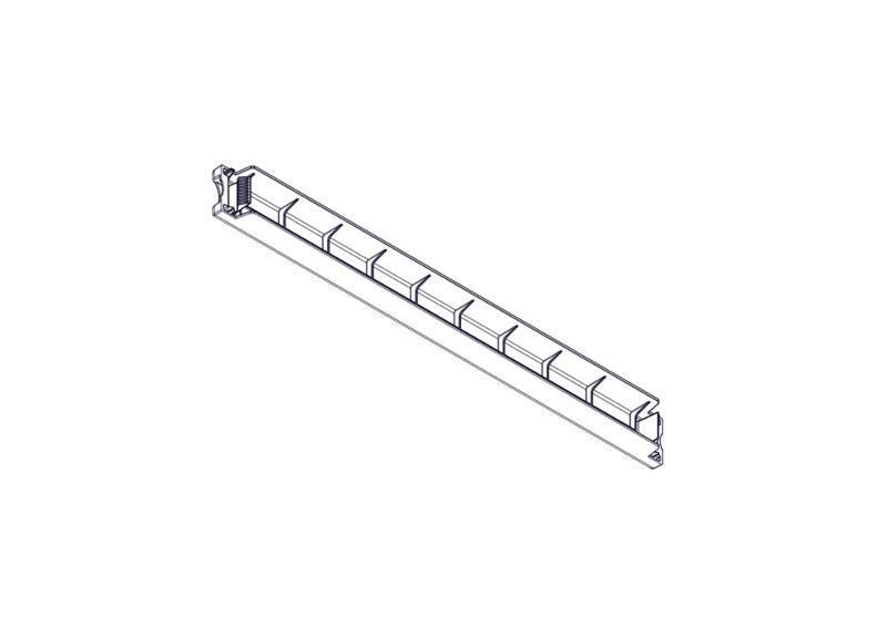 Пластиковая заглушка серия Excelente, 1U , 19", черная, 10 шт. | ET8136 | SE — миниатюра 3