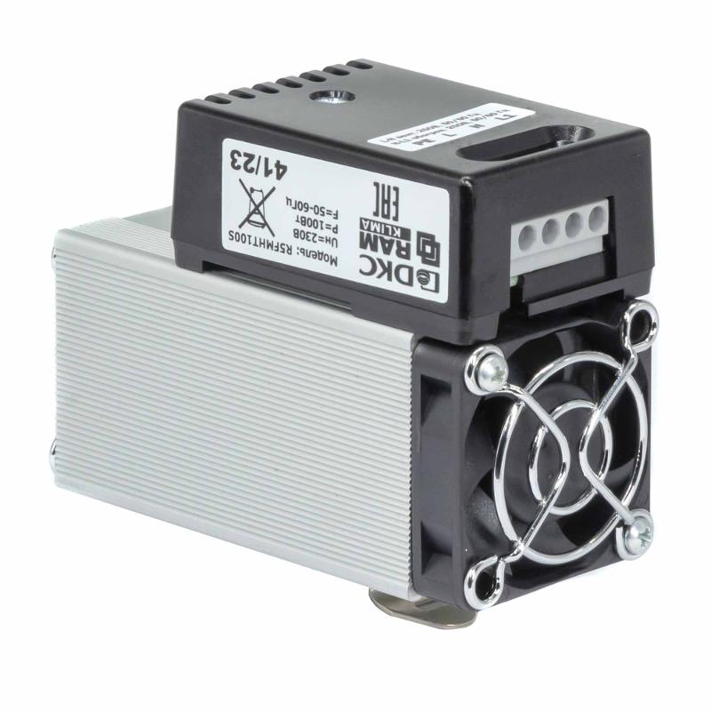 Обогреватель компактный с вентилятором, P=100W, 230V | R5FMHT100S | DKC — миниатюра 2