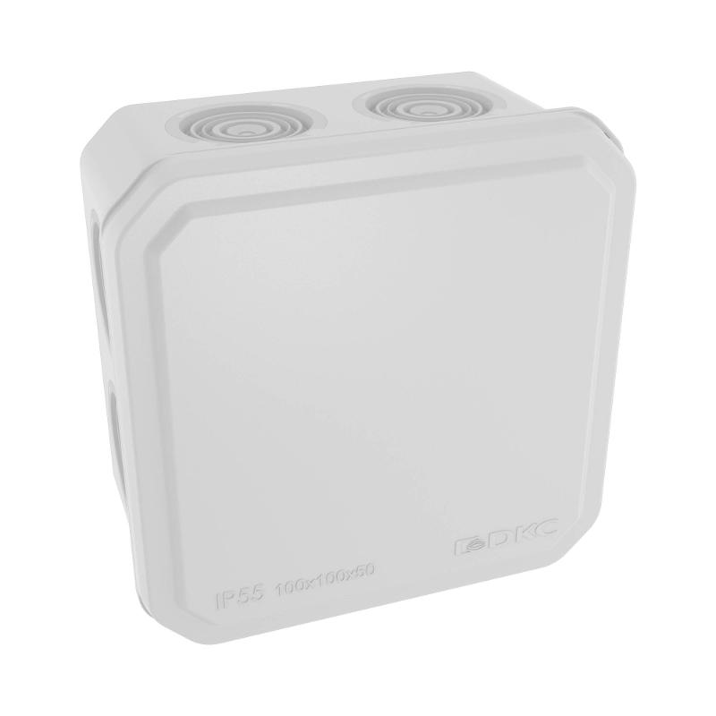 Коробка ответвительная с кабельными вводами. IP55. 100х100х50мм | 53800 | DKC — миниатюра 3