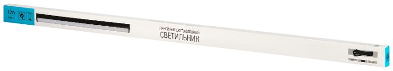 Линейный светодиодный светильник  LLED-01-12W-4000-B 12Вт 4000K L874мм с выключателем черный | Б0065557 | ЭРА — миниатюра 3
