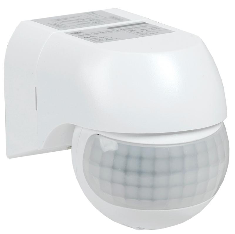 Датчик движения ДД 015 белый 800Вт 180гр 12м IP44 | LDD10-015-800-001 | IEK — IEK (ИЭК)