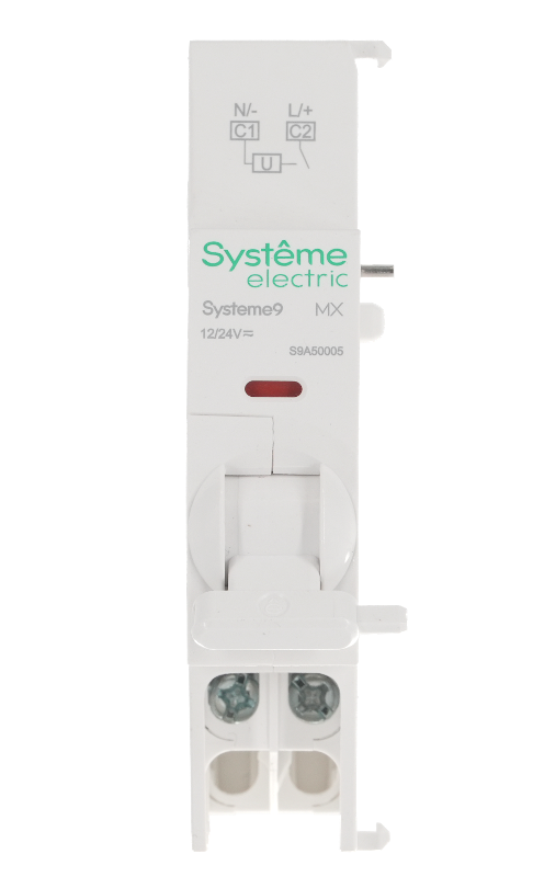 MX Расцепитель независимый 12-24В AC Systeme9 | S9A50005 | SE — миниатюра 2