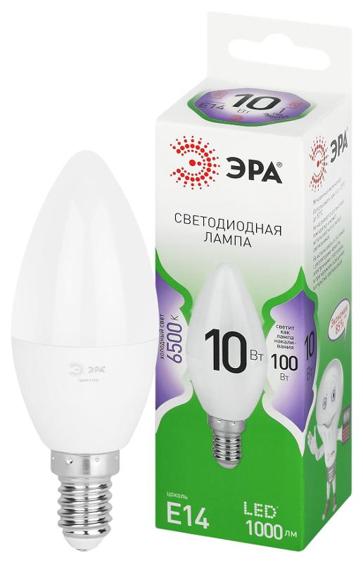 Лампа светодиодная  GREEN LINE LED B35-10W-865-E14 GL E14 10 Вт свеча холодный свет | Б0067095 | ЭРА — ЭРА (Энергия света)