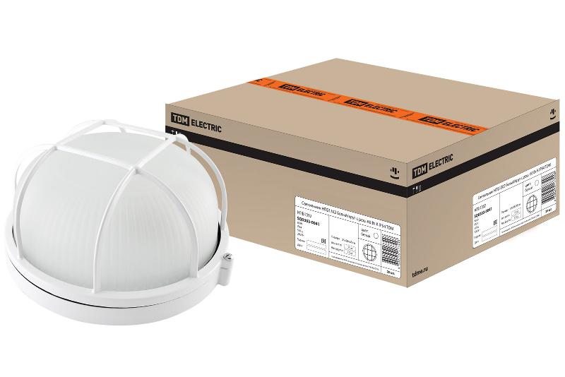 Светильник НПБ1302 белый/круг с реш. 60Вт К IP54 | SQ0303-0041 | TDM — TDM ELECTRIC