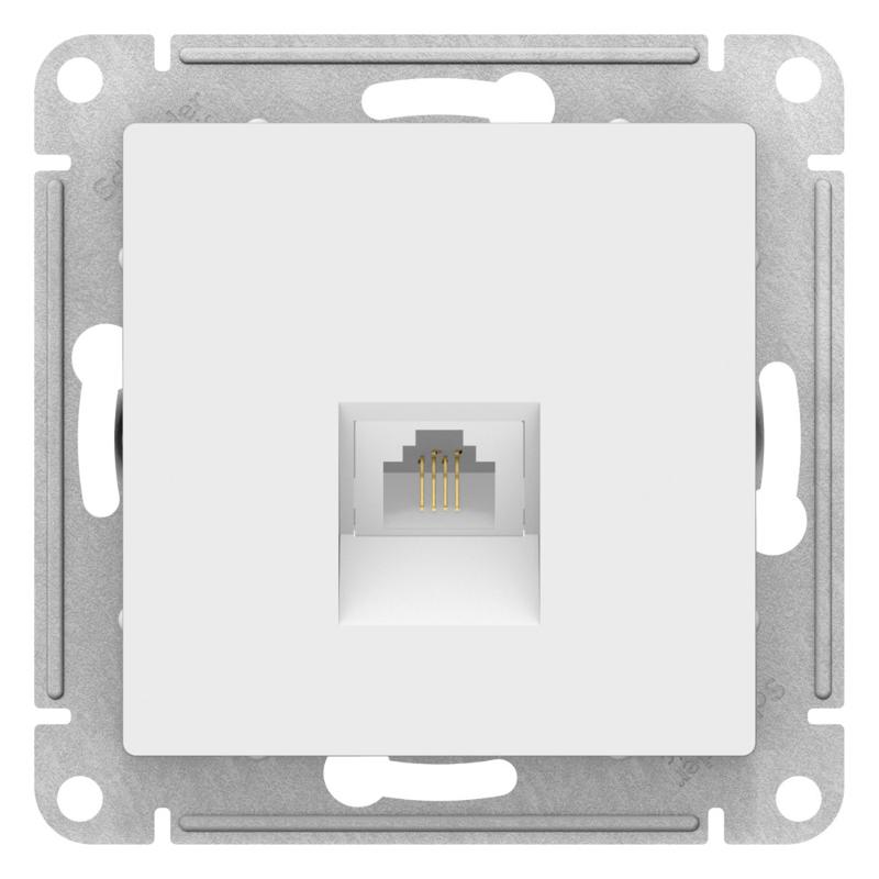 AtlasDesign Лотос Розетка телефонная RJ11, механизм | ATN001381 | SE — миниатюра 3