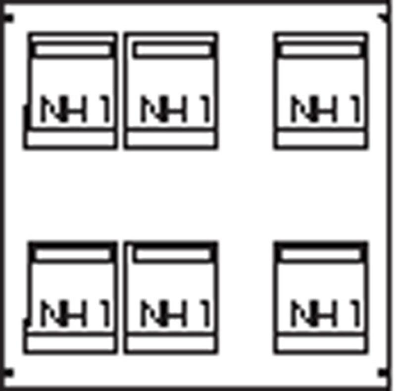 Пластрон для 6 NH1 3ряда/5 рейки | AG91 | ABB — ABB