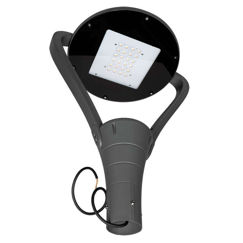 Светильник светодиодный садово-парковый венчающий  PGL 02 60w 5000K IP65 GR AC100-270 (парковый) (5лет гар.) | .5023697 | Jazzway — миниатюра 3