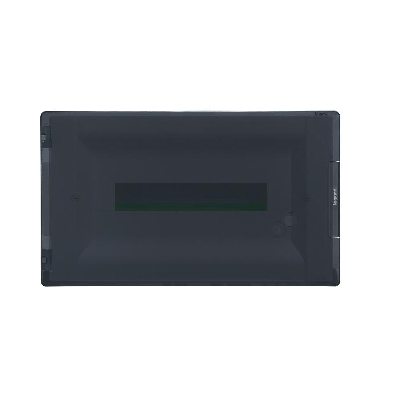 Распределительный щиток Practibox3 скрытого монтажа - IP 40 - IK 07 - 1 рейка - 18 модулей - с клеммиком заземления - прозрачная дверь | 401706 | Legr — Legrand