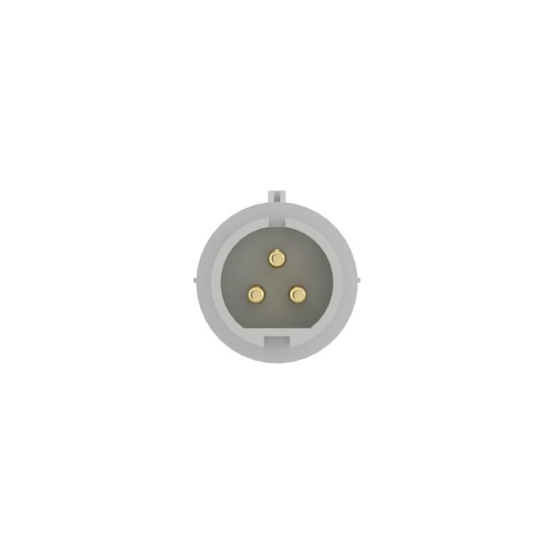 Вилка кабельная CP IP44 32A 3P 50В | CP034-032-05 | DKC — миниатюра 3