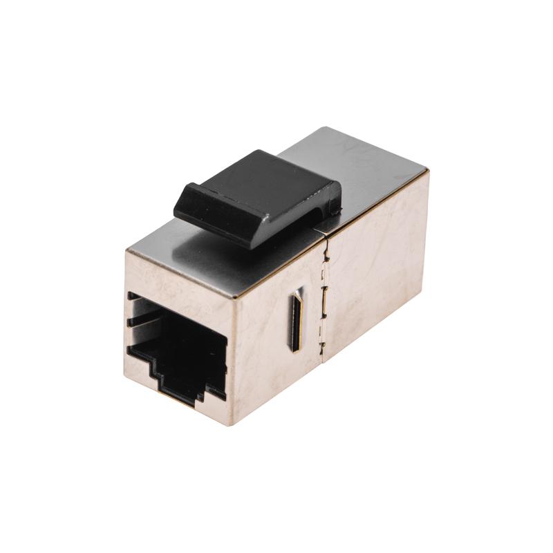 Адаптер проходной формата Keystone, Jack RJ-45(8P8C), FTP, CAT 5e REXANT PRO | 02-0102 | REXANT — REXANT