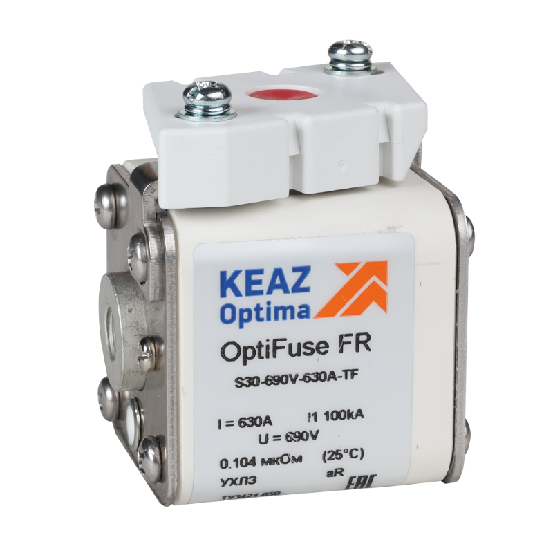 Предохранитель OptiFuse FR-S33-690V-630A-TF | 345803 | КЭАЗ — фото 1 | Sento