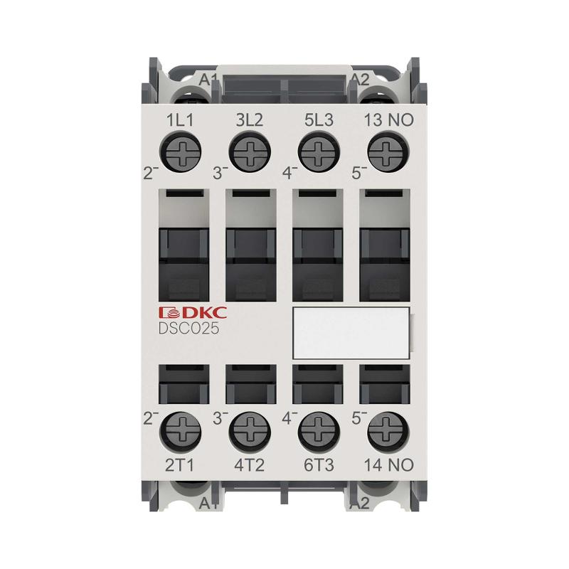 Магнитный контактор YON DSC025 25A 12,5кВт AC3 3P кат.24В DC 1НО | DSC025-3C10D024 | DKC — миниатюра 2