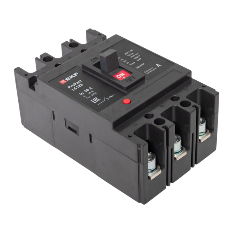 Выключатель автоматический LS125 18кА 3P 50А ProPact | mccb-125-18-3-50-ls | EKF — миниатюра 24