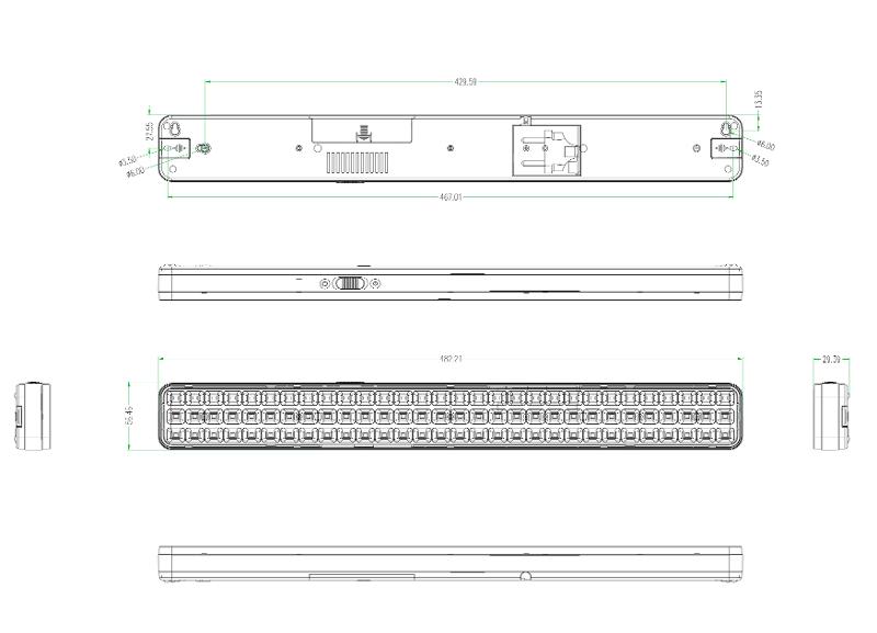 Светильник аварийного освещения непостоянный светодиодный DBA-107-0-20 90LED 4ч IP20 | Б0044404 | ЭРА — миниатюра 5