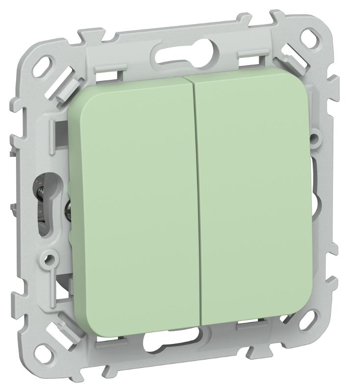 FLITE Выключатель жалюзи 10А ВЖ52-2-0-ФлФ фисташковый | FI-V15-0-10-1-K93 | IEK — IEK (ИЭК)