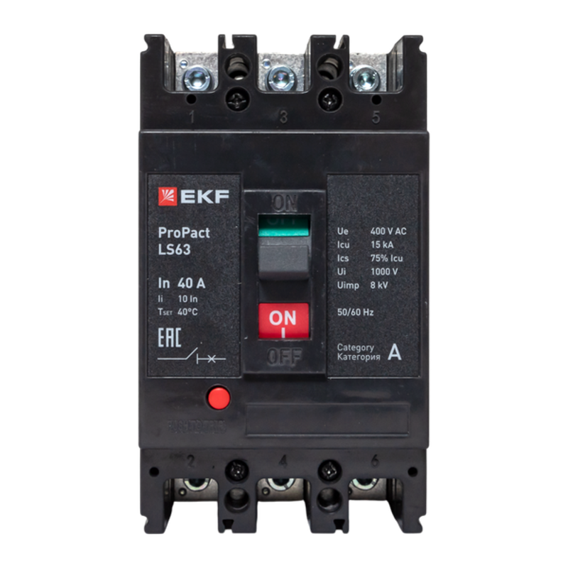 Выключатель автоматический LS63 15кА 3P 40А ProPact | mccb-63-15-3-40-ls | EKF — миниатюра 13