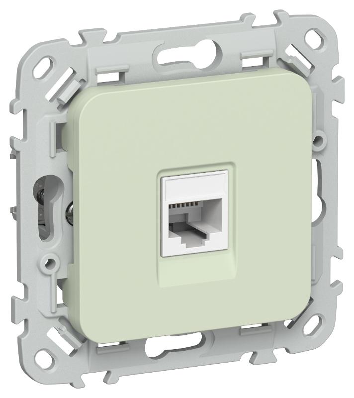 FLITE Розетка компьютерная RJ45 кат.5Е UTP РК5е-1-0-ФлП панг | FI-K12-1-K92 | IEK — IEK (ИЭК)