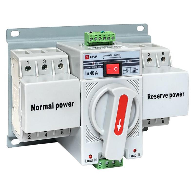 Устройство АВР МCB 40А (C) 3Р 400В PROxima | ats-mcb-40c-3p-pro | EKF — EKF