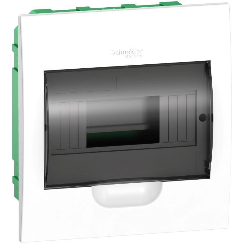 Корпус встраиваемый City9 Box прозрачная дверь 1ряд/8мод | EZ9E108S2FRU | SE — Systeme Electric