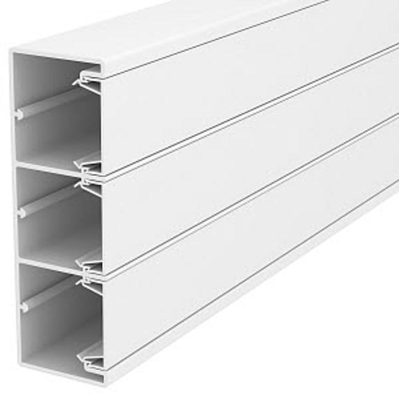 Кабель-канал Rapid 45 с 3 крышками 53x160x2000 мм (для ЭУИ 45х45мм) ПВХ белый RAL 9010 | 6116073 | OBO Bettermann — OBO Bettermann