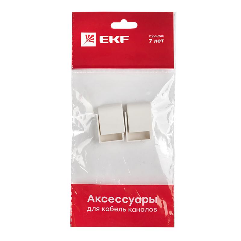 Заглушка (20х10) (4 шт) Plast EKF PROxima Белый  |  ecw-20-10x4 |  EKF  — миниатюра 7