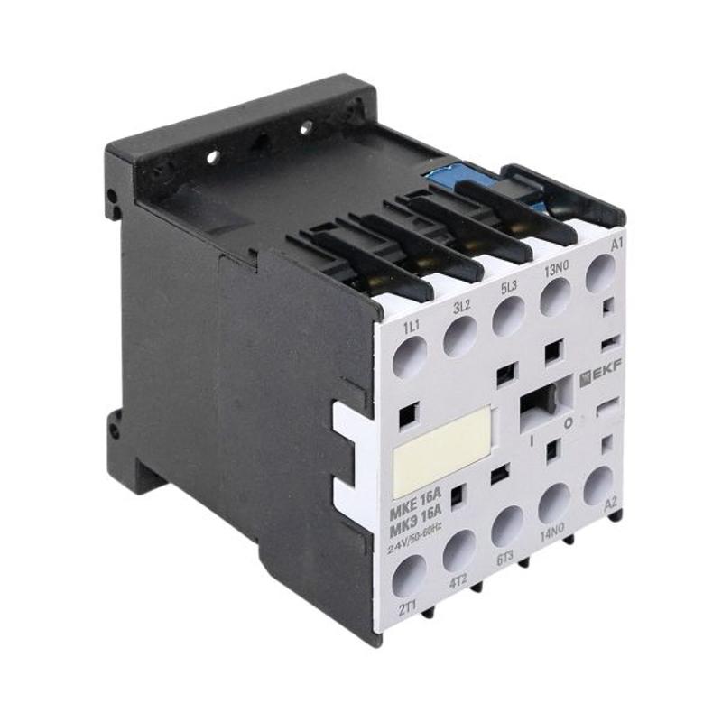 Миниконтактор МКЭ 16А 24В 1NO EKF PROxima | Mctr-s-16-24 | EKF — миниатюра 3