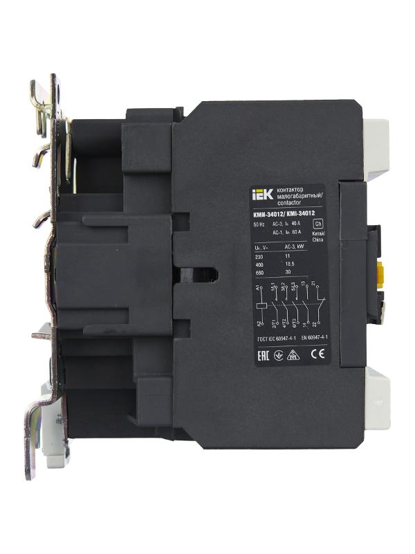 Контактор КМИ-34012 40А 400В/АС3 1НО;1НЗ  | KKM31-040-400-11 | IEK — миниатюра 5