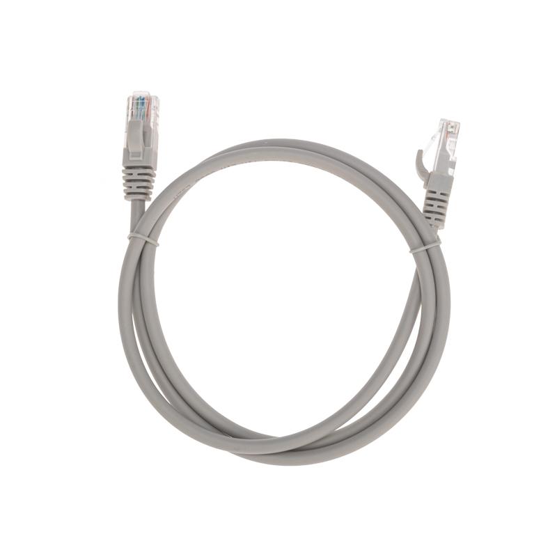 Патч-корд U/UTP CAT 6, RJ45-RJ45, 26AWG, LSZH, серый, 1м REXANT | 02-0290-1 | REXANT — фото 1 | Sento