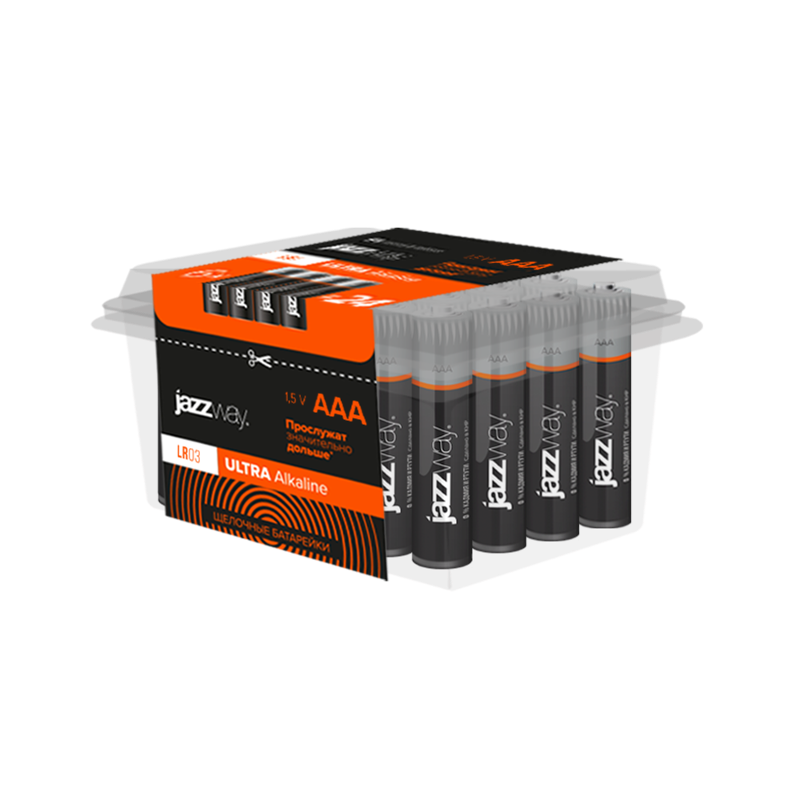 Батарейка LR03 JAZZway ULTRA Alkaline PB-24 арт.5026834 — Jazzway