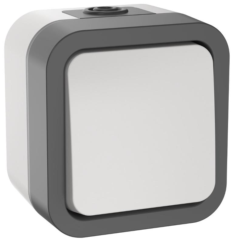TORS Переключатель однокл. 10А IP55 TS201 белый | TS-V10-0-10-55-K41 | IEK — IEK (ИЭК)