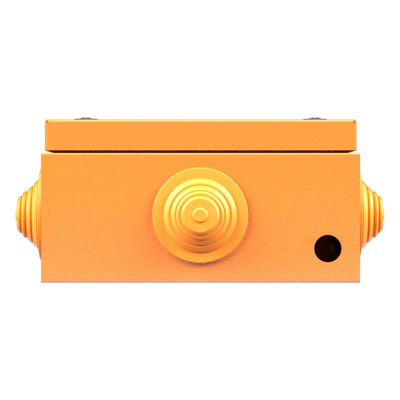 Коробка распределительная стальная FS огн.,IP55,150х150х80мм,4р, 450V,20A,10мм.кв, нерж.контакт с кабельными вводами и клеммниками | FSK31410 | DKC — миниатюра 3