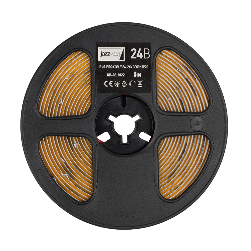 Лента светодиодная PLS PRO COB/384-24V 3000K IP20 5m | .5036123 | JAZZWAY — Jazzway