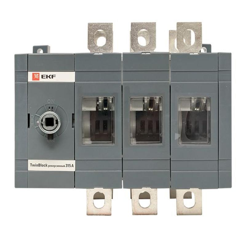 Рубильник 315A 3P реверсивный без рукоятки управления TwinBlock EKF | tb-s-315-3p-rev | EKF — миниатюра 8