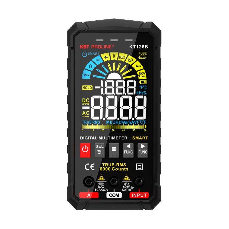 Мультиметр цифровой SMART с True RMS KT 126В PROLINE | 86329 | КВТ — КВТ