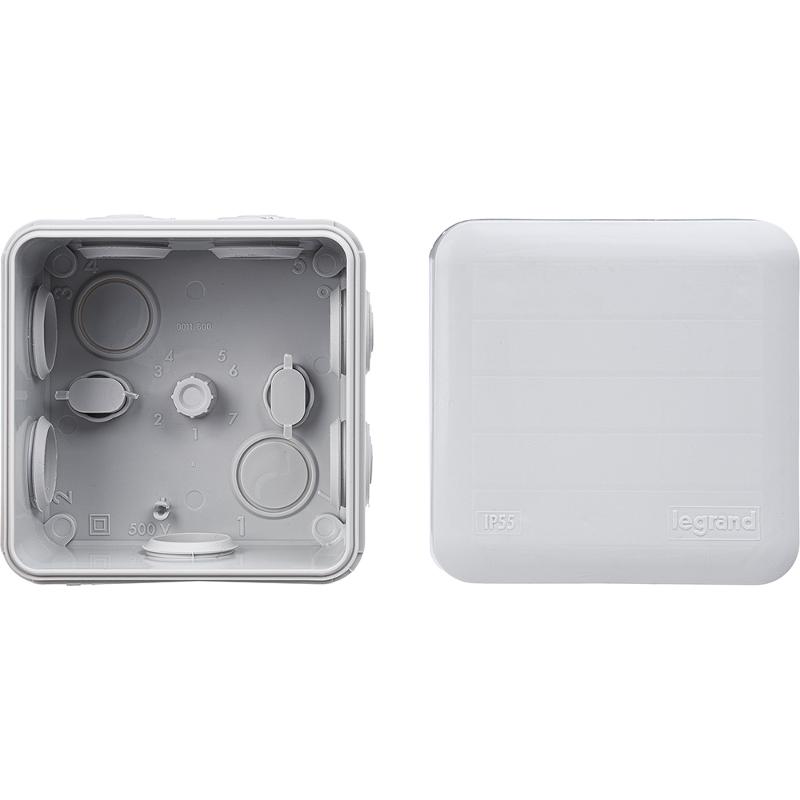 Коробка распределительная Plexo IP55 80х80х45мм — миниатюра 4