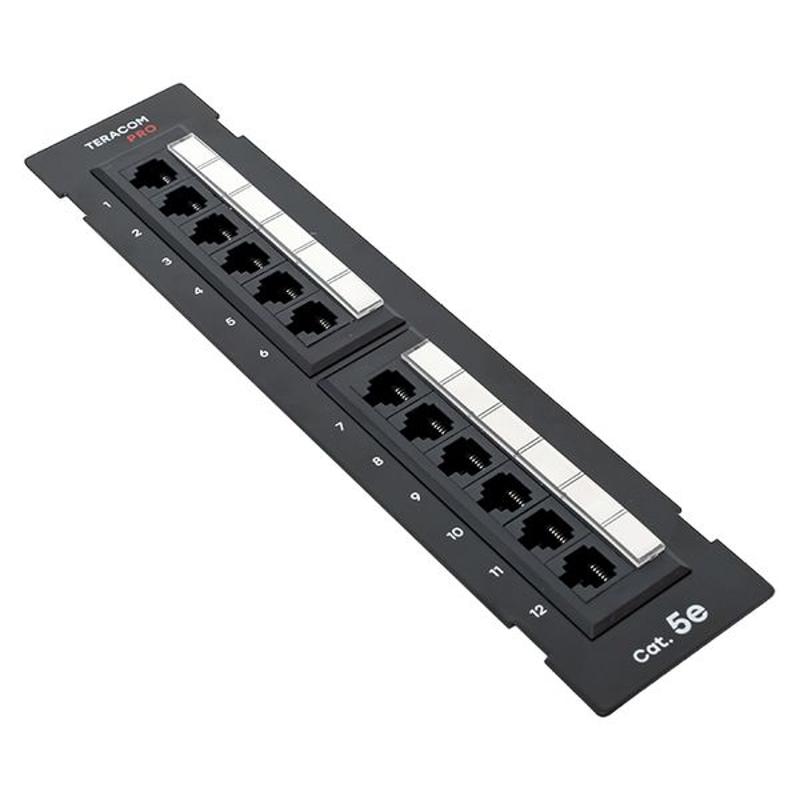 Патч-панель настенная TERACOM PRO Cat.5E неэкранированная UTP 12 портов RJ-45 Dual IDC | TRP-WPP-5EUTP-12 | EKF — миниатюра 9