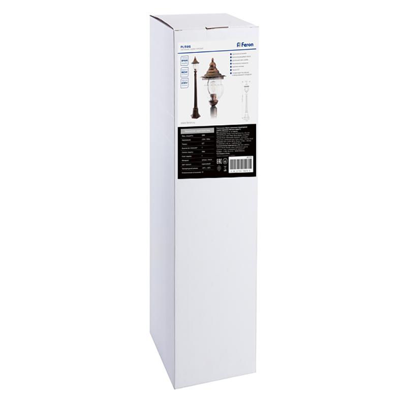 Светильник садово-парковый PL591 на стену вниз 60W 230V E27, коричневый | 41173 | Feron — миниатюра 6