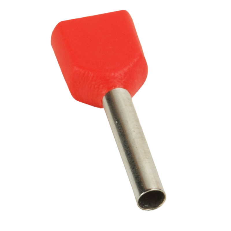 Наконечник штыревой втулочный под два провода OptiKit T-Shv2-PVC- 1,5-12(100шт) | 278048 | КЭАЗ — КЭАЗ (Курский электроаппаратный завод)