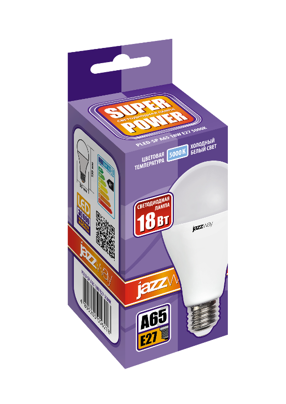 Лампа светодиодная PLED- SP A60 18w E27 5000K 230/50 | .5006218A | Jazzway — миниатюра 2