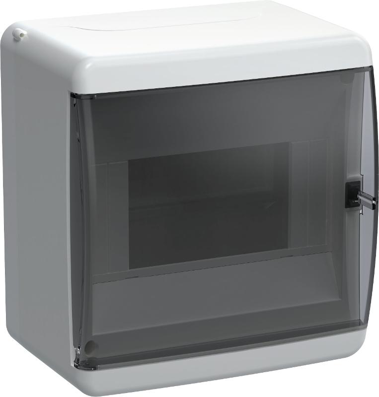 Корпус пластиковый навесной на 6 модулей КМПн-6 IP41 белый TEKFOR Mini | TFM-KP73-N-06-41-K01-K01 | IEK — IEK (ИЭК)