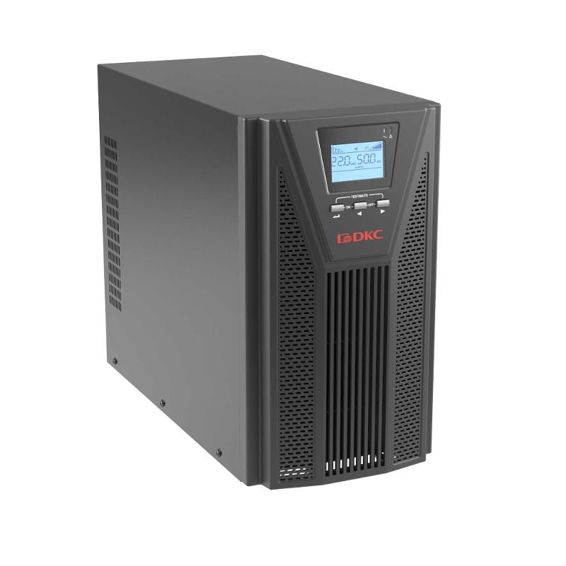 Онлайн ИБП ДКС серии Small Tower, 3000 ВА/2700 Вт, клеммы, EPO, USB, RS-232, RJ45, 8 x 7 Ач | SMALLT3A10H | DKC — миниатюра 2