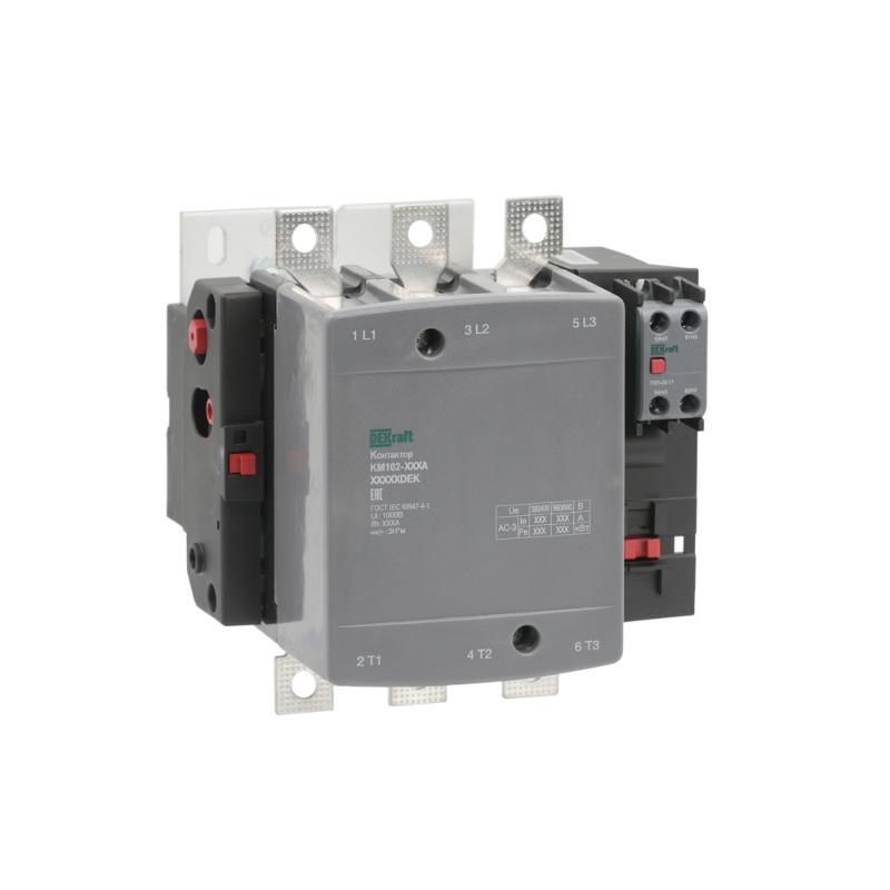 Контактор 150А 110В_АС АС3_ АС4 1НО+1НЗ КМ-102 | 21942DEK | DEKraft — миниатюра 2