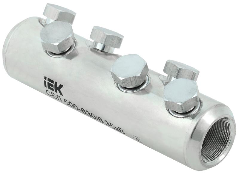 Соединитель болтовой луженый СБЛ 500-630/6 35кВ | UCB11-500-630-06-35 | IEK — IEK (ИЭК)