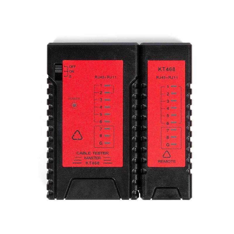 LAN-тестер кабельный KT 468 серия PROLINE | 86211 | КВТ — КВТ