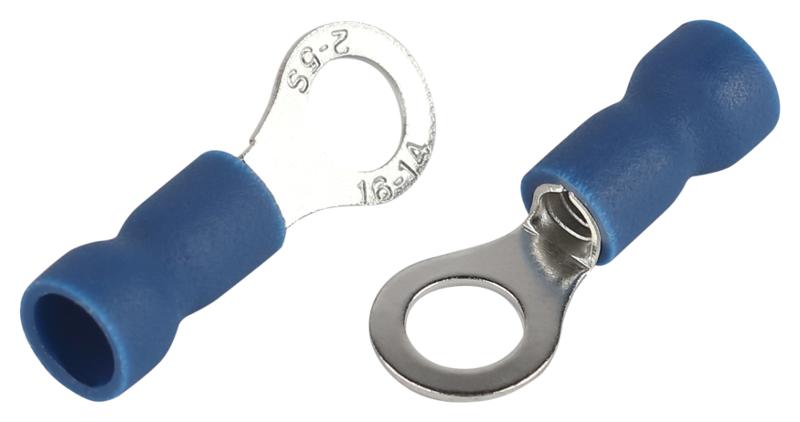 Наконечник кольцевой ЭРА NO-225-113 НКИ 2.5-5 с изолированным фланцем (упаковка 50 шт.)  | Б0063284 | ЭРА — миниатюра 1