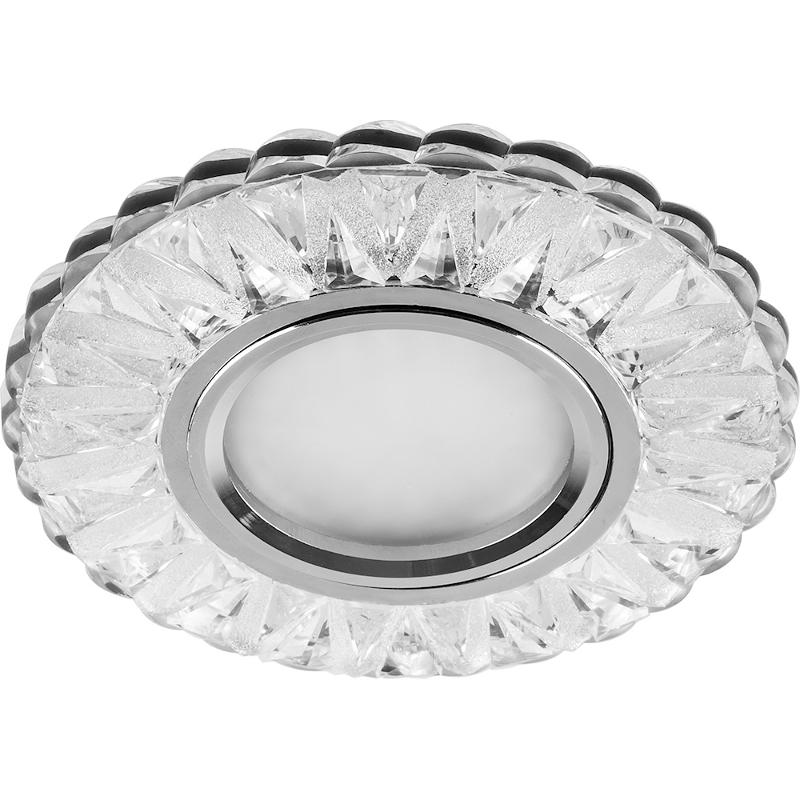 Светильник точечный встраиваемый декоративный CD930 15LED*2835 SMD 4000K, MR16 50W G5.3, прозрачный, хром | 29463 | Feron — Feron