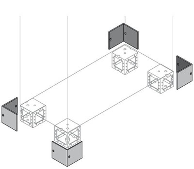 Крышка цоколя с логотипом АББ, 4 шт. | ZN1040 | ABB — ABB