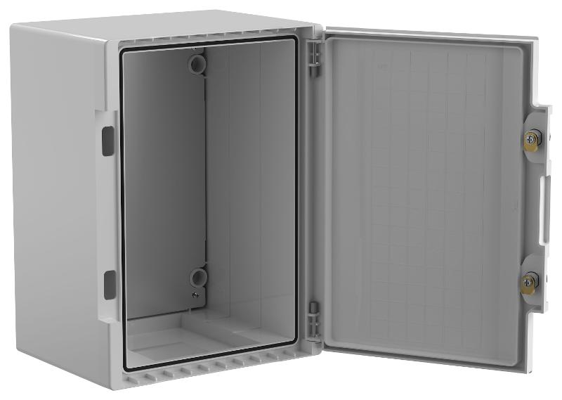 Корпус пластиковый ЩМПп 400х300х220 IP66 серый TETRA | TR5-12-N-040-30-22-65 | IEK — миниатюра 2